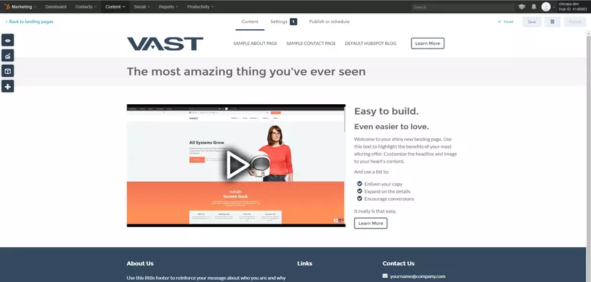 Embedding video on a HubSpot Landing page 3
